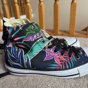 Tropical High-Top Converse Sneakers